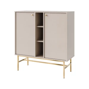 Zweitriegeltür-Kommode Sakai 3 2F T822 Beige
