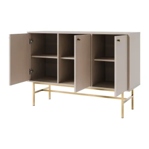 Dreitriegeltür-Kommode Sakai 3 3F T813 Beige