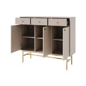 Kommode mit Schubladen Sakai 3 3F 3S T827 Beige