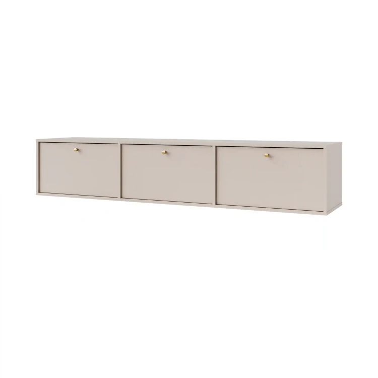 Hängender TV-Schrank Sakai 4 3K T303 Beige