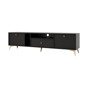 Stehender TV-Schrank Sakai 1 2K 1S T313 Schwarz