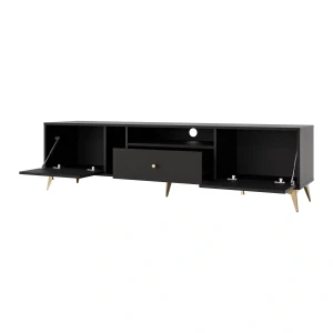Stehender TV-Schrank Sakai 1 2K 1S T313 Schwarz