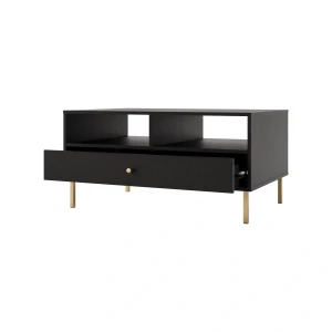 Kaffeetisch mit Schublade Sakai 2 1S T201 Schwarz