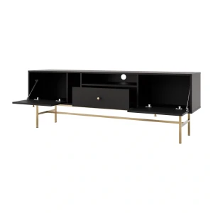 Stehender TV-Schrank Sakai 3 2K 1S T313 Schwarz