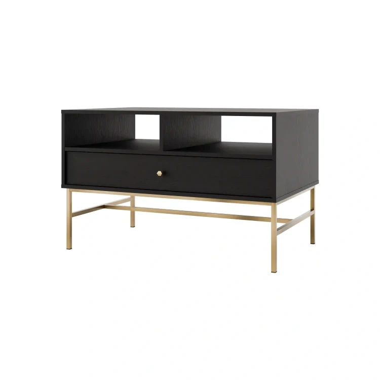 Kaffeetisch mit Schublade Sakai 3 T201 Schwarz