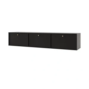 Hängender TV-Schrank Sakai 4 3K T303 Schwarz
