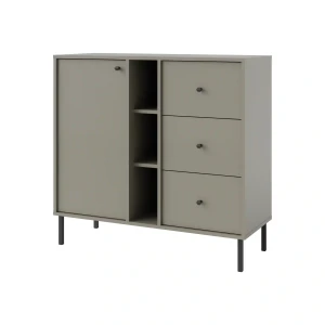 Kommode mit Schubladen Sakai 2 1F 3S T824 Eukalyptus