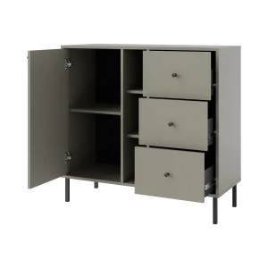 Kommode mit Schubladen Sakai 2 1F 3S T824 Eukalyptus