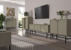 Kommode mit Schubladen Sakai 3 2F 2S T826 Eukalyptus