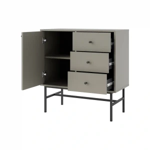Kommode mit Schubladen Sakai 3 1F 3S T814 Eukalyptus