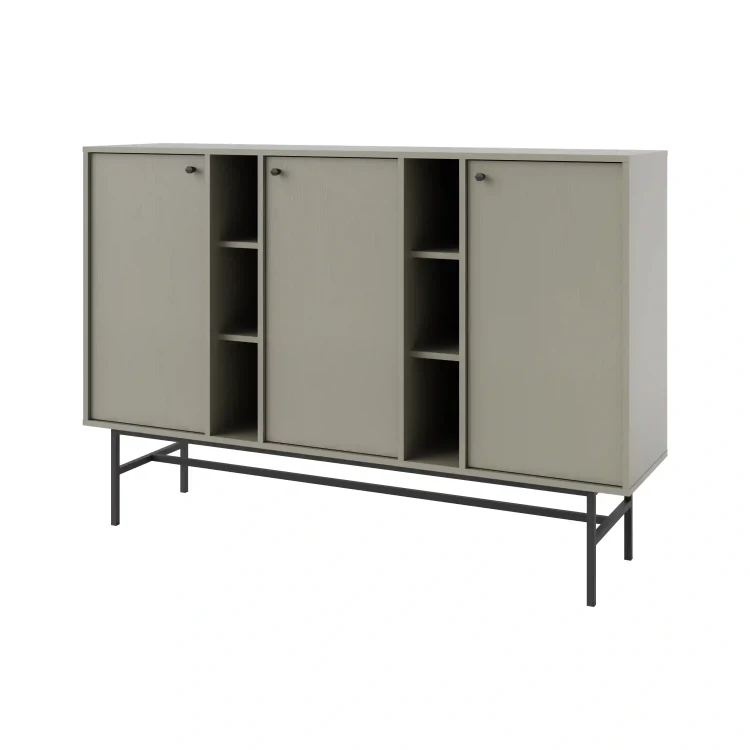 Dreitriegeltür-Kommode Sakai 3 3F T823 Eukalyptus