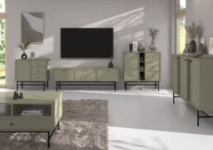 Stehender TV-Schrank Sakai 3 2K T302 Eukalyptus