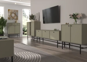 Stehender TV-Schrank Sakai 3 3K T303 Eukalyptus