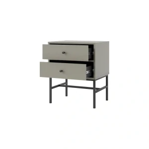 Nachttisch mit Schubladen Sakai 3 2S T801 Eukalyptus
