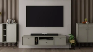 Hängender TV-Schrank Sakai 4 2K 1S T313 Eukalyptus