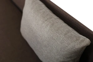 Einzelbett mit Bettkasten Hirek Eko 90x200 Braun/Ecru