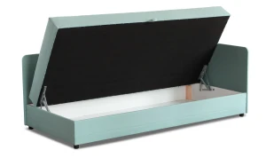Einzelbett mit Bettkasten Hirek Eko 80x180 Mint