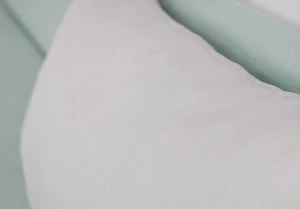 Einzelbett mit Bettkasten Hirek Eko 80x200 Mint/Grau