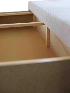 Schlafsofa mit Schlaffunktion SILVER 3 Bouclé Beige