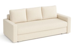 Schlafsofa mit Schlaffunktion SILVER 3 Bouclé Creme
