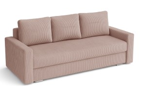 Schlafsofa mit Schlaffunktion SILVER 3 Cordstoff Rosa