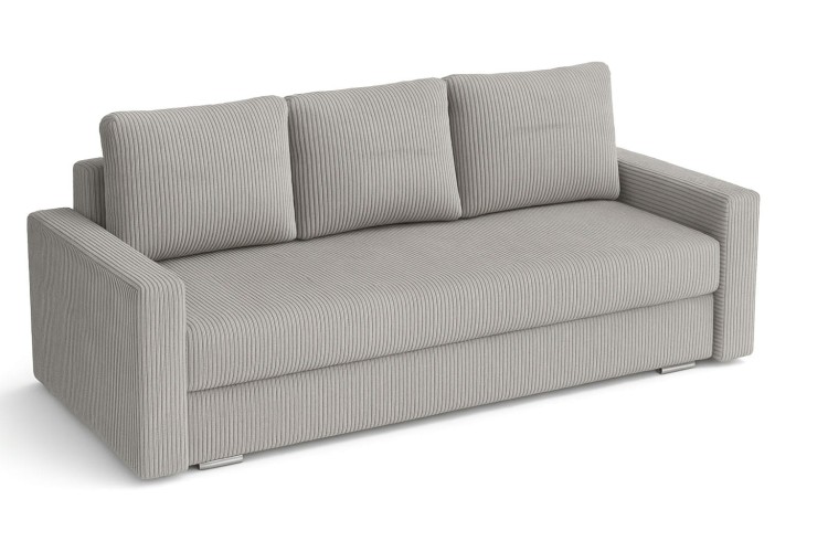 Schlafsofa mit Schlaffunktion SILVER 3 Cordstoff Grau