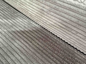 Schlafsofa mit Schlaffunktion SILVER 3 Cordstoff Grau