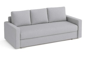 Schlafsofa mit Schlaffunktion SILVER PRIMA Bouclé Grau