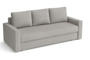 Schlafsofa mit Schlaffunktion SILVER PRIMA Cordstoff Grau