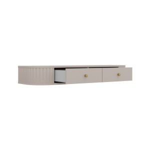 Hängender Schminktisch mit Schubladen fürs Schlafzimmer Flana 202 2S Beige