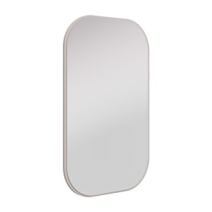 Rechteckiger Spiegel mit abgerundeten Ecken Flana 702 Beige