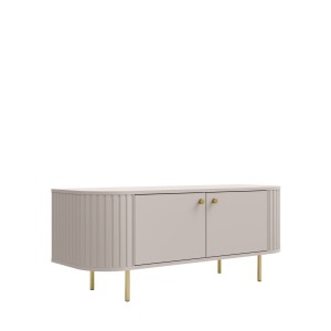 TV-Schrank fürs Wohnzimmer mit zwei Türen Flana 302 2F Beige