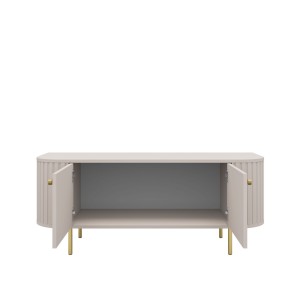 TV-Schrank fürs Wohnzimmer mit zwei Türen Flana 302 2F Beige