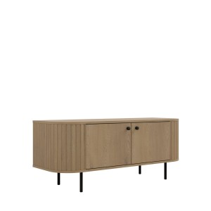 TV-Schrank fürs Wohnzimmer mit zwei Türen Flana 302 2F Eiche Cremona