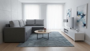 Schlafsofa Bergamo Graphit/Grau