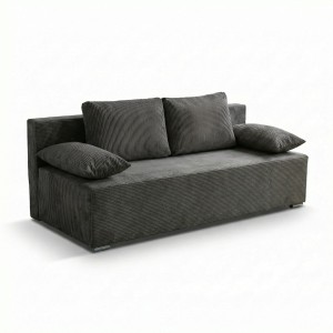 Schlafsofa Lunera Prima 2 Cordstoff Graphit