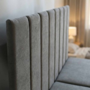 Kontinentales Bett 160x200 SONNO BELLO mit 2 Bettkästen flaschengrün