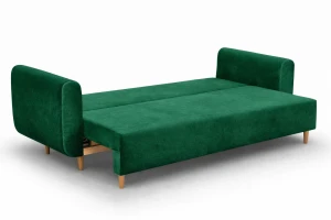Schlafsofa mit Bettkasten Seville Grün