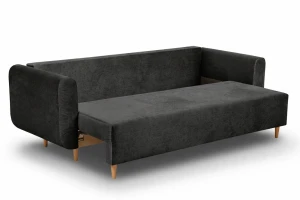 Schlafsofa mit Bettkasten Seville Graphit