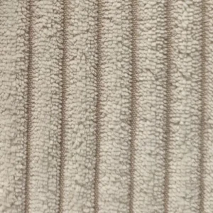Ecksofa mit Schlaffunktion für das Wohnzimmer NIRVANA PLUS Cord Creme
