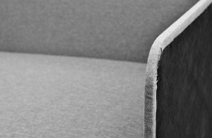 Liegesofa 80x180 mit Kasten Dallas Grau/Graphit