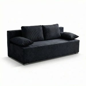 Schlafsofa mit Bettfunktion Lunera Prima 2 Cord anthrazit
