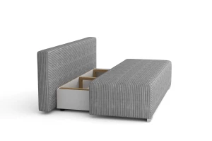 Schlafsofa mit Bettfunktion Lunera Prima 2 Cord anthrazit