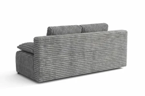 Schlafsofa mit Bettfunktion Lunera 2 Breitcord graphit