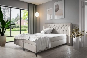 Boxspringbett Elizabeth 180x200 Grau