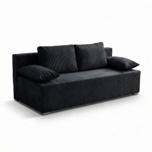 Schlafsofa mit Bettfunktion Lunera 2 Cord anthrazit