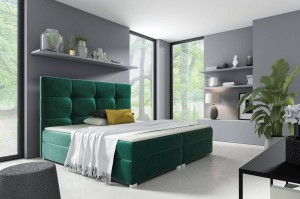 Boxspringbett Harry 1 140x200 Grün