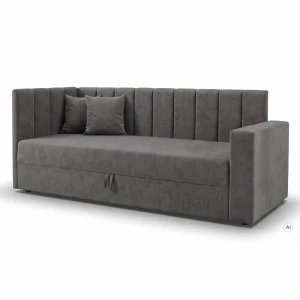 Einzelbett mit Bettkasten Sovaro PRO 80x200 cm Graphit