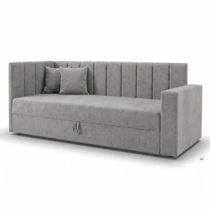 Einzelbett mit Bettkasten Sovaro PRO 80x200 cm Grau
