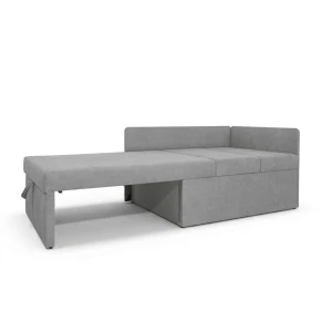 Kleines ausziehbares Ecksofa für Kinder mit Schlaffunktion Milavo Beige